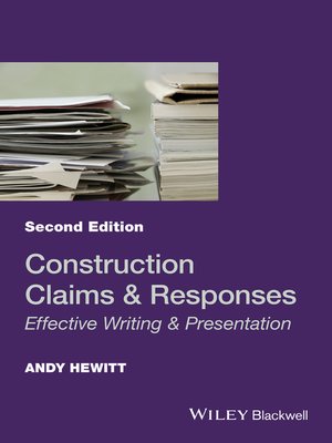 cover image of Construction Claims and Responses